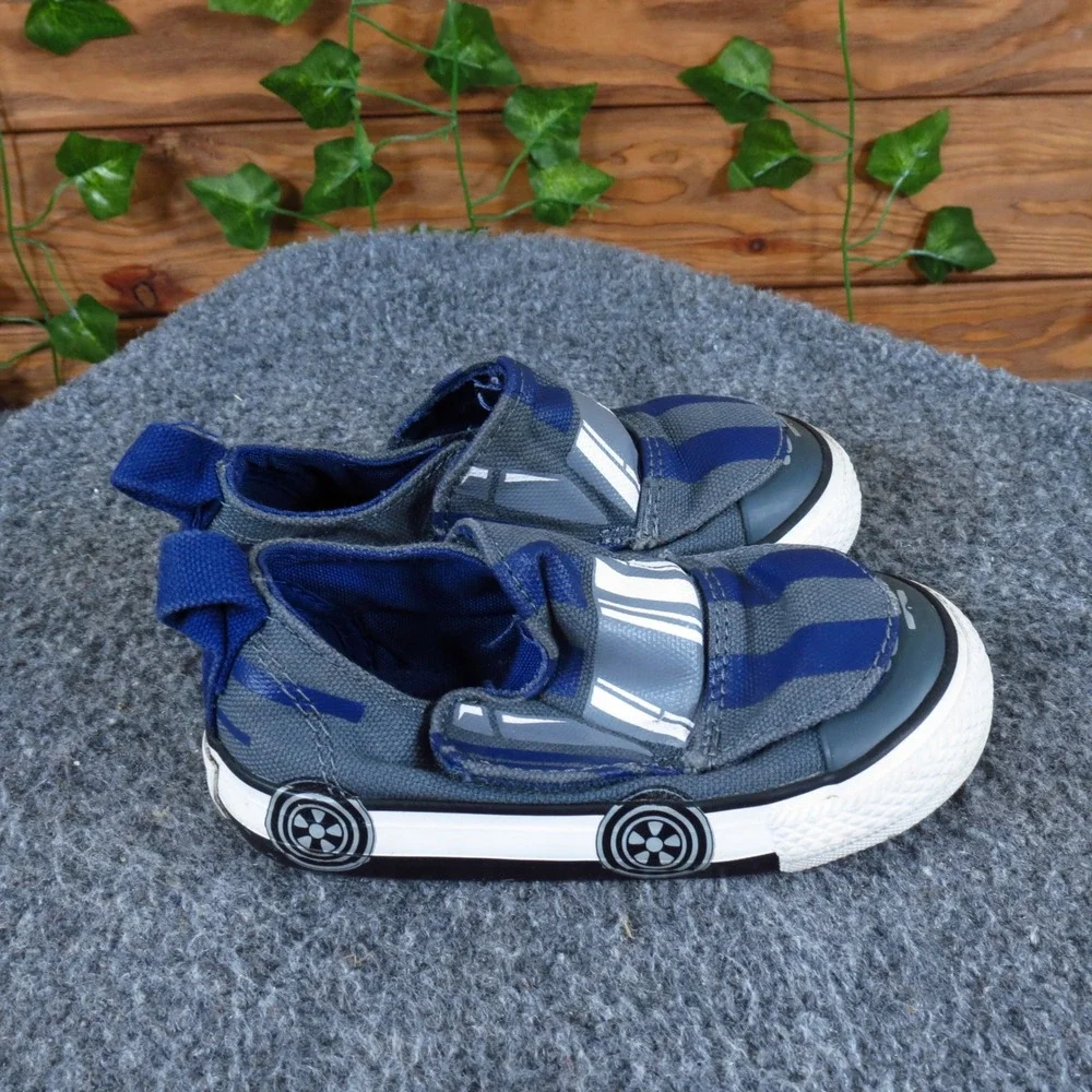 Converse Creatures Ox Toddler Boys Casual Sneakers Size T6‎ Playful Blue Gray